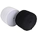eBoot 2 Inches Wide Elastic Bands Spool Sewing Band Flat Elastic Cord, 5.5 Yard, White and Black, 2 Pieces