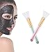 Face Mask Brush Mask Beauty Tool Silicone Face Mask Brush 2 PCS Face Mask Brush, Mask Beauty Tool Soft Silicone Facial Mud Mask Applicator Brush Hairless Body Lotion And Body Butter Applicator Tools