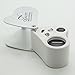 Quality 30X 60X Magnifier Jeweler's Eye Loupe with LED Lighting 2 Lens