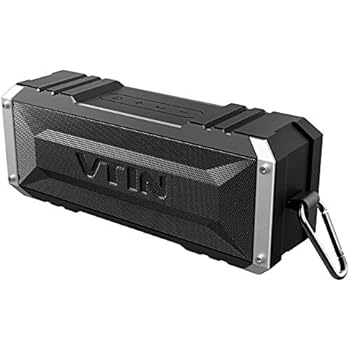 Vtin 20W Bluetooth Speakers, V5.0 Portable Bluetooth Speaker with TWS, 30H Long Playtime, Loud Stereo Sound, IPX6 Waterproof Speaker, Detachable Hook, Wireless Speaker for home, Backyard, Pool, Party