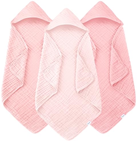 Muslin Hooded Baby Bath Towels