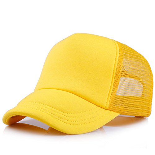 yellow toddler baseball hat