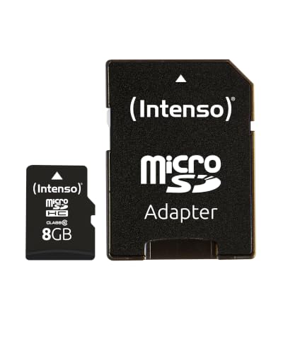 Intenso microSDXC 128GB Class 10 Speicherkarte inkl. SD-Adapter, schwarz