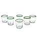 NOVICA Juice Glasses, 'Lime Freeze' (Set of 6)