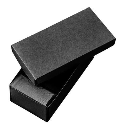 Lineco Photo Storage Box, Holds 1100 4×6″ or 5×7″ Photos, Removable Lid, Color: Black
