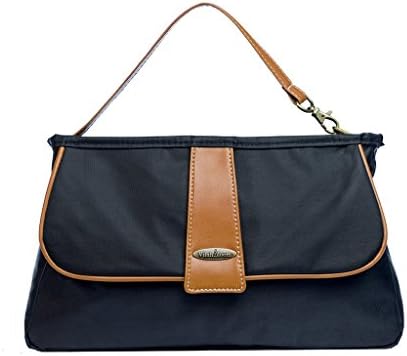 Vilah Bloom Cottage Clutch Diaper Bag Handbag, Little Black Dress