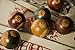 IMAX 70280-6 Antique Pool Balls - Set of 6 Snooker Balls for Game Room, Den - Hand Painted Decorative Billiard Balls. Billiard and Pool