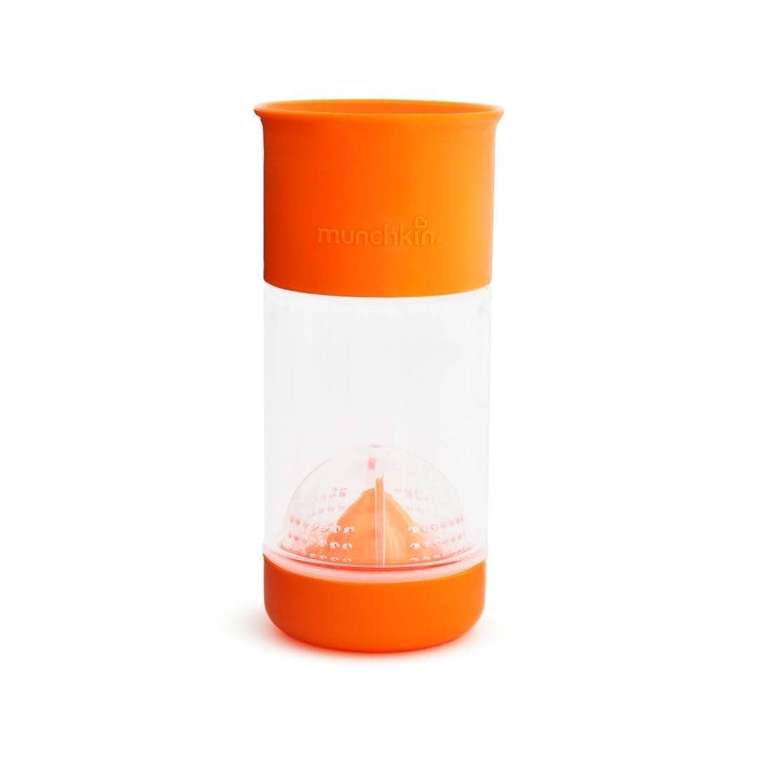 Munchkin® Miracle® 360 Fruit Infuser Toddler Sippy Cup, 14 Ounce, Orange