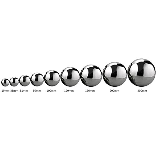 Aneil Stainless Steel Gazing Ball Seamless Mirror Balls Sphere Hollow for Outdoor Garden (2 Inch) - Thumbnail 6