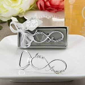 36pcs Infinity Design Silver Metal Bottle Opener For Wedding Party Favor