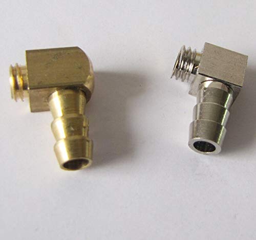 image for Hockus Accessories 6PCS/Lot M6 Copper Oil Spout 90 Degree Brass/Brass 
