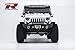 Razer Auto Black Textured Rock Crawler Stubby Front Bumper with OE Fog Light Hole, 2x D-Ring and Built-In 22