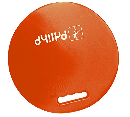 Hongwo Thick NBR Foam Waterproof Round Gardening Kneeling Cushion Pad Kneeler Mat for Baby Bath, Work Kneel Mat for Exericising, Prayer-13"x13"x1"-Orange