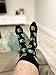 Balanced Co. Frog Sipping Tea Meme Dress Socks Funny Socks Crazy Socks Casual Cotton Crew Socks (Black)