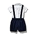 Ferenyi US Baby Boys Bowtie Gentleman Romper Jumpsuit Overalls Rompers Sets