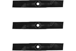 RELIABLE AFTERMARKET PARTS One New Pack of (3) 48" Deck Mower Blade Fits John Deere 48C, Z355E, Z355R, Z525E, Z535M, Z540M