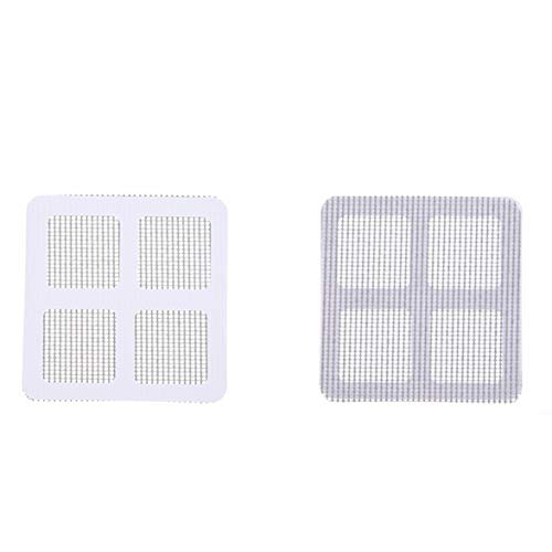 MqbY Door and Window Screen 24Pcs/Set Anti-Insect Fly Door Window Anti Mosquito Screen Net Mesh Repair Tape Patch Adhesive Stickers for Home Office