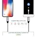 iPhone Charger, 3 Pack 6FT Nylon Braided Cable Syncing and Fast Lightning Cable Cord (Gray)
