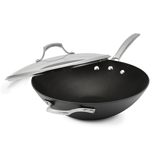 Calphalon Unison Nonstick, Sear Surface, FlatBottom Wok, 13inch The