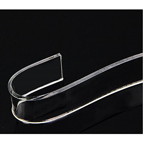 TXIN 10 Pcs/5 Pairs Acrylic Clear Sandal Shoes Display Stand Inserts Holders Shoe Display Rack Shoe Support for Women's Shoes