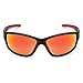 MAXJULI Polarized Sports Sunglasses for Men Women Tr90 Frame for Running Fishing Baseball Driving (Black/Red)