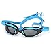 MP Michael Phelps XCEED Swimming Goggles, Smoke Lens, Blue/Black Frame