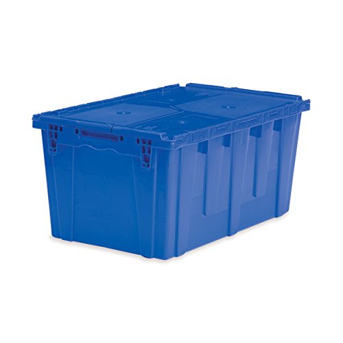 Extra Large Storage Tote with Lid 26.9"L x 17"W x 12.6"H Blue