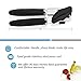 ACUTECATX Can Opener Manual Smooth Edge for Seniors With Arthritis - NO RUST Manual Can Opener Commercial Grade Stainless Steel Heavy Duty with Good Grips, Black