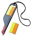 Everyday Innovations Bookmarker Flag Pen And Bookmark, 100 Self Stick Flags, Black (BM1)