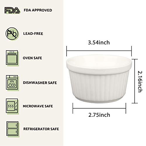 1 Ramekin+Bakeware+Cooking+Porcelain+Ramikins