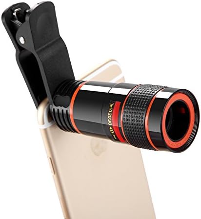 Beantlee Cellphone Camera Lens Telescope For Phone ,Clip-on Camera Lens 8X Optical Zoom Telescope Lens Universal for Smartphones