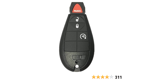 For Chrysler Dodge 2x Blue New Replacement Keyless Key Fob Case Shell Only