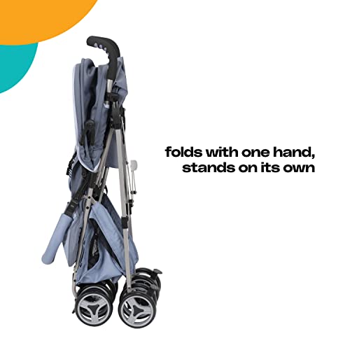 Cosco Simple Fold Compact Stroller, Folds with one Hand and Stands