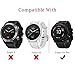 Suoman 3-Pack for Garmin Fenix 6X Tempered Glass Screen Protector for Garmin Fenix 6X/ 6X Pro/ 6X Pro Solar [2.5D 9H Hardness][Anti-Scratch] (Not Fit for Fenix 6/6S)