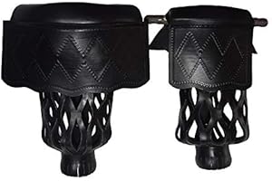 TGA Sports PU Leather Pool Table Pockets Set Drop Bag Nets Heavy Duty Billiard Table Web, Pack of 6