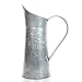 Hosley Galvanized Pitcher 14 Inch High Decorative Use Ideal Gift for Floral Arrangements Weddings Spa Flower Arrangements O3