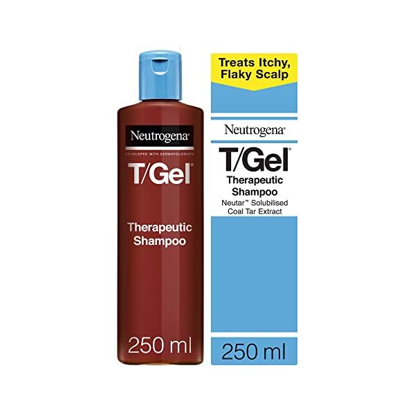 Neutrogena T/Gel Therapeutic Shampoo Treatment for Itchy Scalp and Dandruff, Fresh rain,250 ml