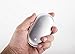 Osunlin 5200mAh Portable Pebbles Double-Side Rechargeable Hand Warmer/Power Bank for iPhone/Samsung (Silver)