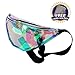 Dolores Women's PVC Hologram Fanny Pack Belt Waist Bum Bag Laser Travel Beach Purse, Iridescence