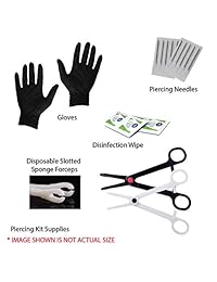 BodyJ4You 156PC Kit de piercings para el cuerpo, lote 14G 16G, piercing para ombligo, labio, lengua, trago, mezcla aleatoria de joyas