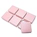 MESHA Cardboard Jewelry Boxes, 3.5x3.5x1.25 Cotton Filled Jewelry Gift Box with Lid, Jewelry Boxes for Small Business, Packing, Shipping, Necklace, Earring, Bracelet, Pink, Pack of 50 Jewelry Boxes