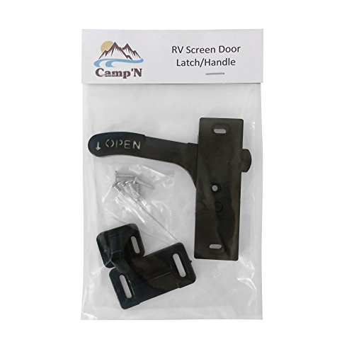 image for Camp'N - RV Screen Door Latch - Handle (Left Hand) for RV, Trailer, Ca