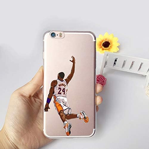 DEBEME Kobe Bryant Number 24 NBA Basketball Case fo iPhone 5 5S SE