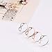 SOMEN TUNGSTEN 925 Sterling Silver Ring Infinity Knot Rings Eternity Wedding Band Size 6