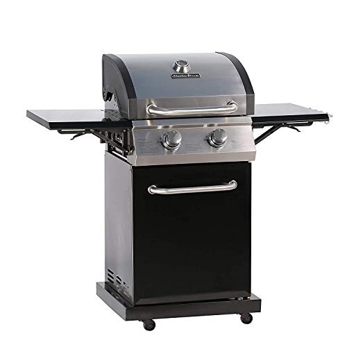 MASTER COOK Gas Grill,2-Burner Cabinet Liquid Propane Gas Grill- Stainless Steel 32000BTU 312 sq.in. Cooking Area Porcelain Grill Grate - Thumbnail 7