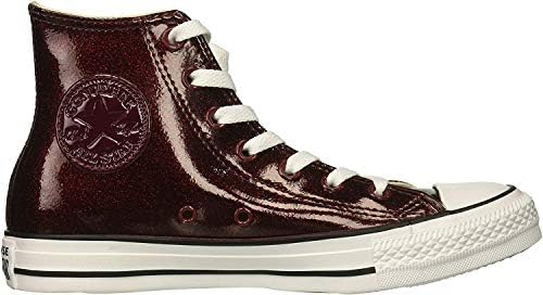 burgundy glitter converse