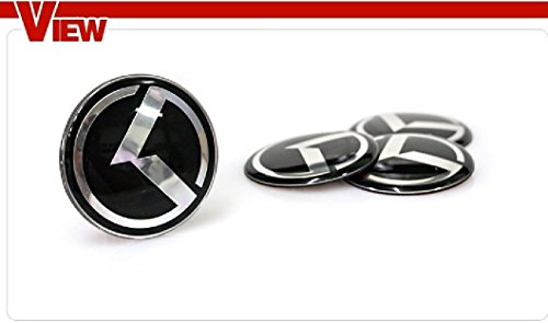 Kia K Logo Wheel Center Cap Sonata Genesis Coupe Tiburon Elantra Optima Rio Forte Soul Sportage Sorento