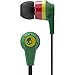 Skullcandy Ink'd 2 with Mic Earphones/Earbuds Premium Headphone - Rasta / One Size