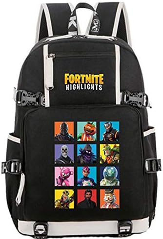 School Bag Teenager Casual Sports Backpack Men's And Women's Student Backpack For Fortress Night Game Related
