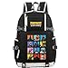 School Bag Teenager Casual Sports Backpack Men's And Women's Student Backpack For Fortnite Mobile Fortress Night Game Related (bagbl-2)
